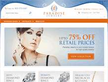 Tablet Screenshot of paradise-jewelers.com